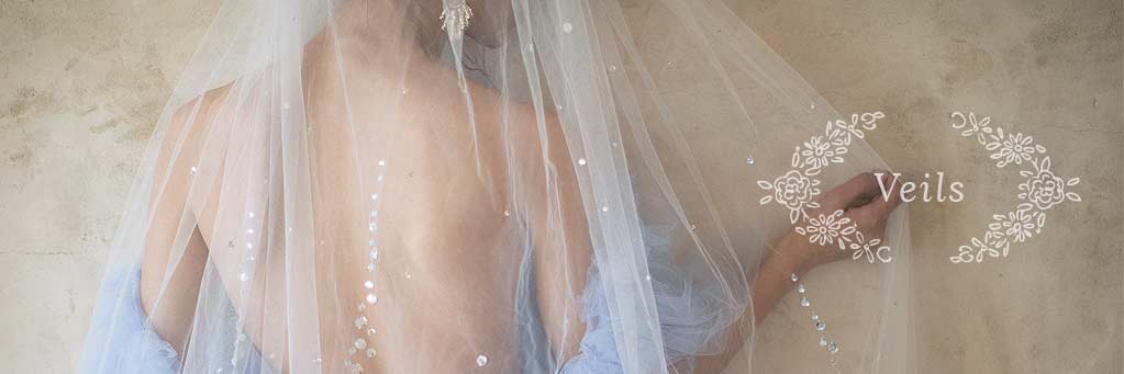 bridal veils, cathedral veils, chapel veils, blusher veils, birdcage veils, wedding veils, twigs and honey