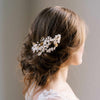 handmade clay lilac branch wedding hair comb, twigs and honey