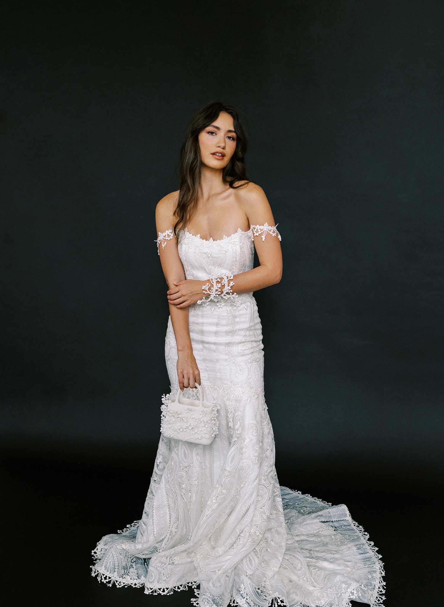 Abundant sprays, baby's breath bridal purse - Style #2610