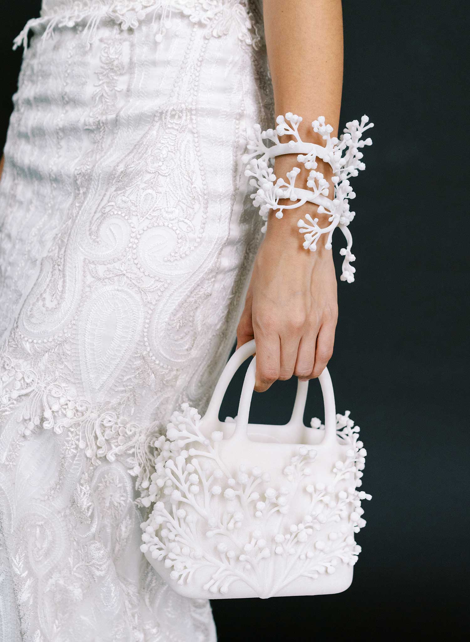 Abundant sprays, baby's breath bridal purse - Style #2610