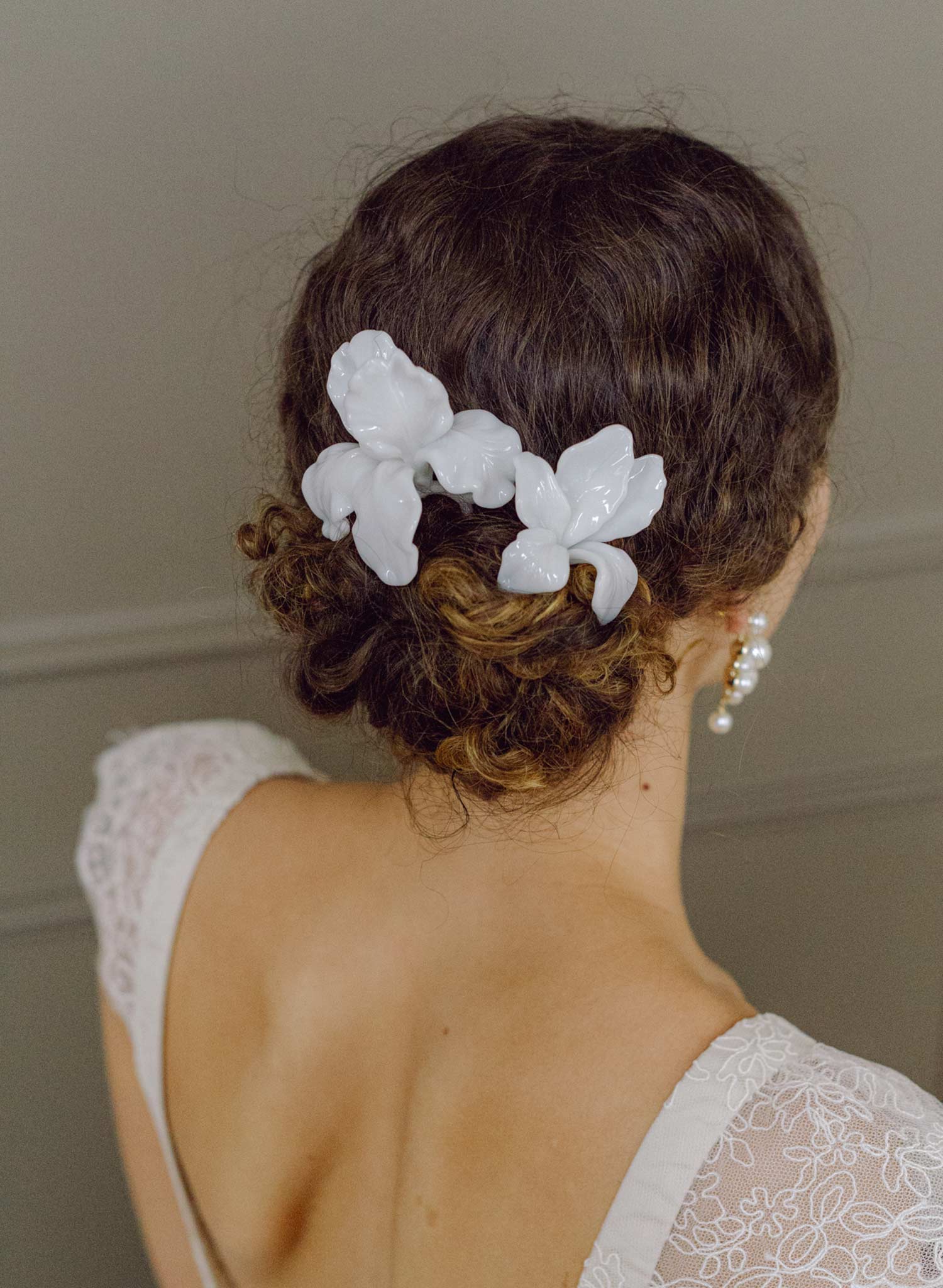 High gloss iris large comb and pin - Style #2616