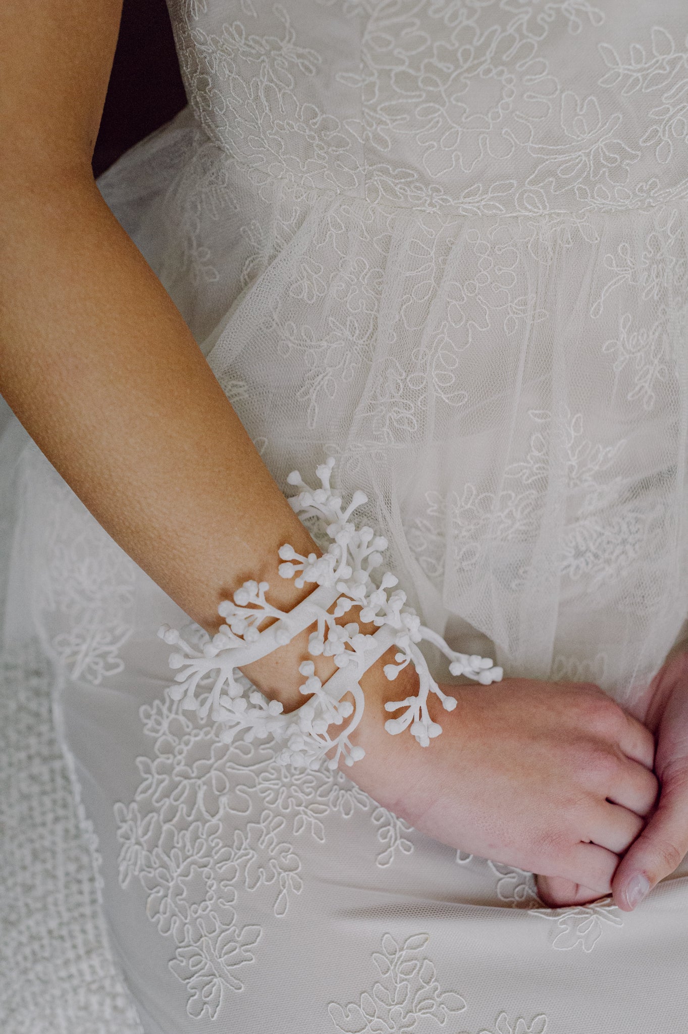 Abundant sprays, baby's breath wrap bracelet - Style #2617