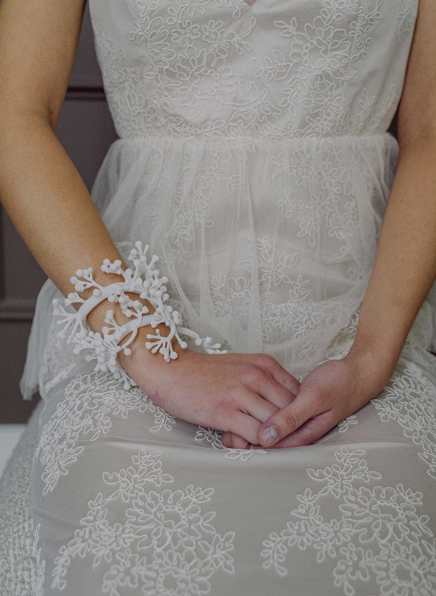 Abundant sprays, baby's breath wrap bracelet - Style #2617