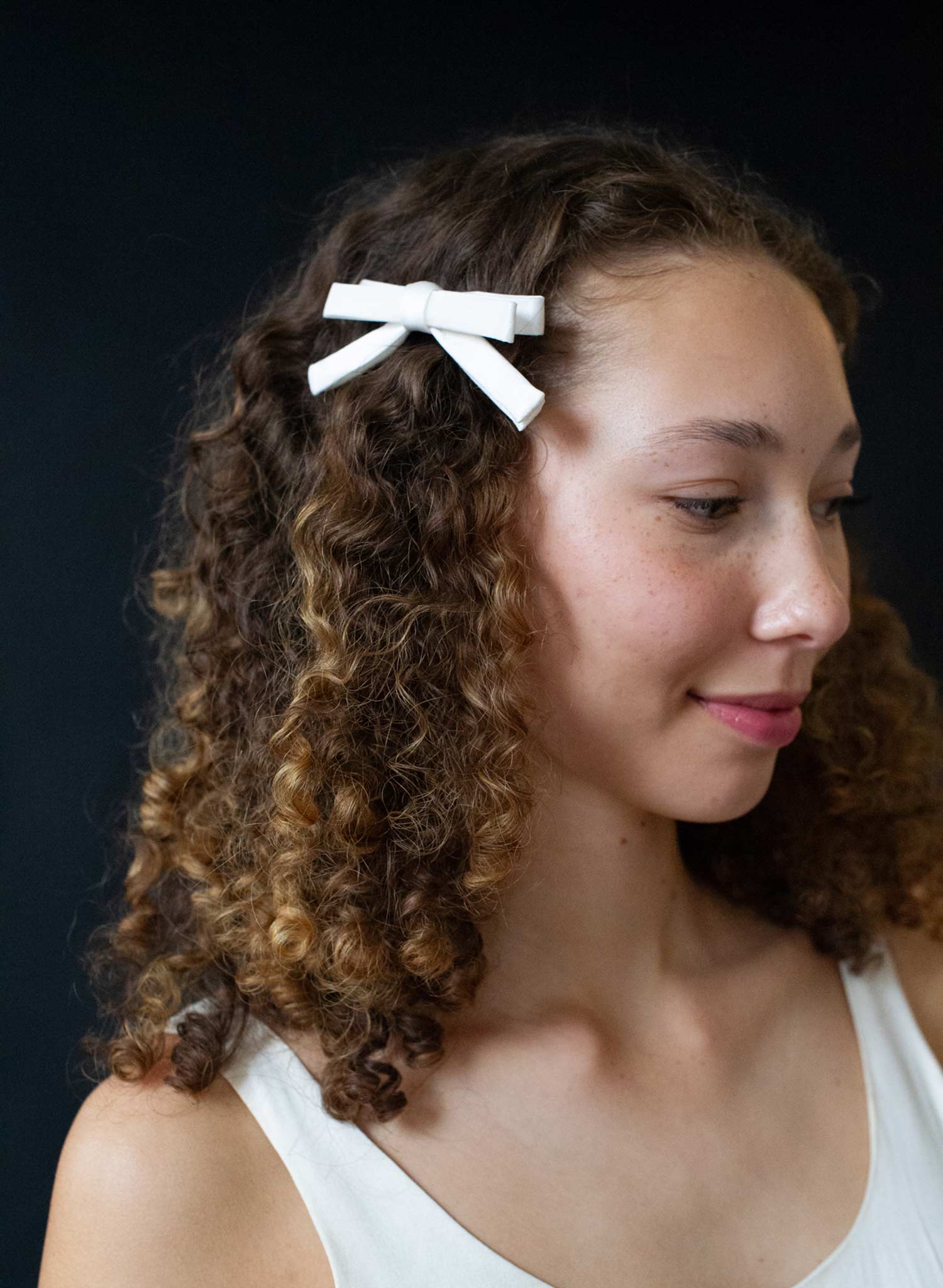 Double silk bow pins - Style #2623