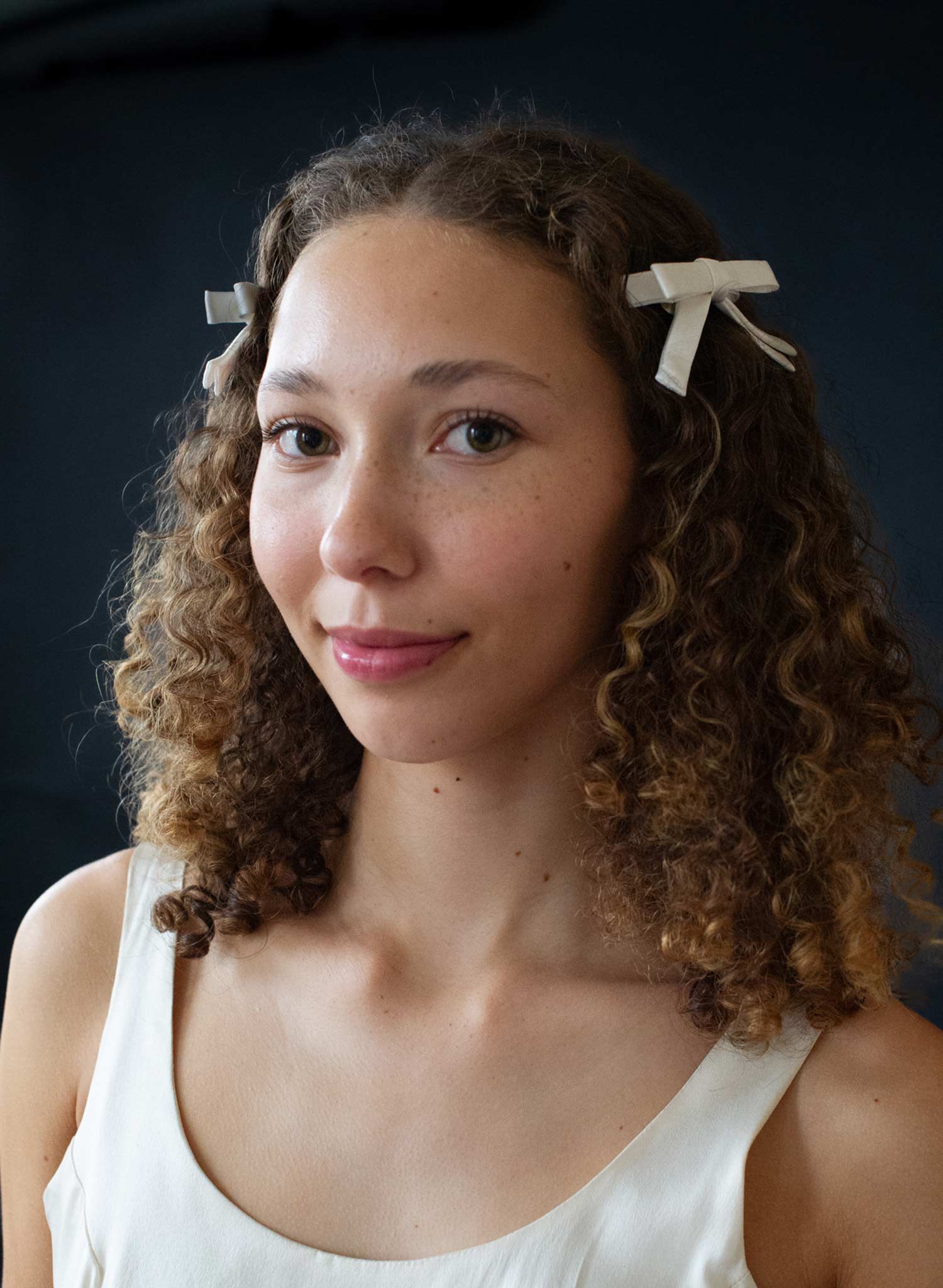 Double silk bow pins - Style #2623