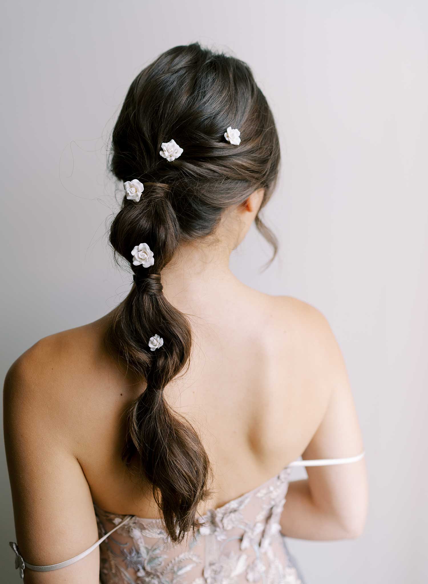 Garden rose hair pin set of 5 - Style #2664