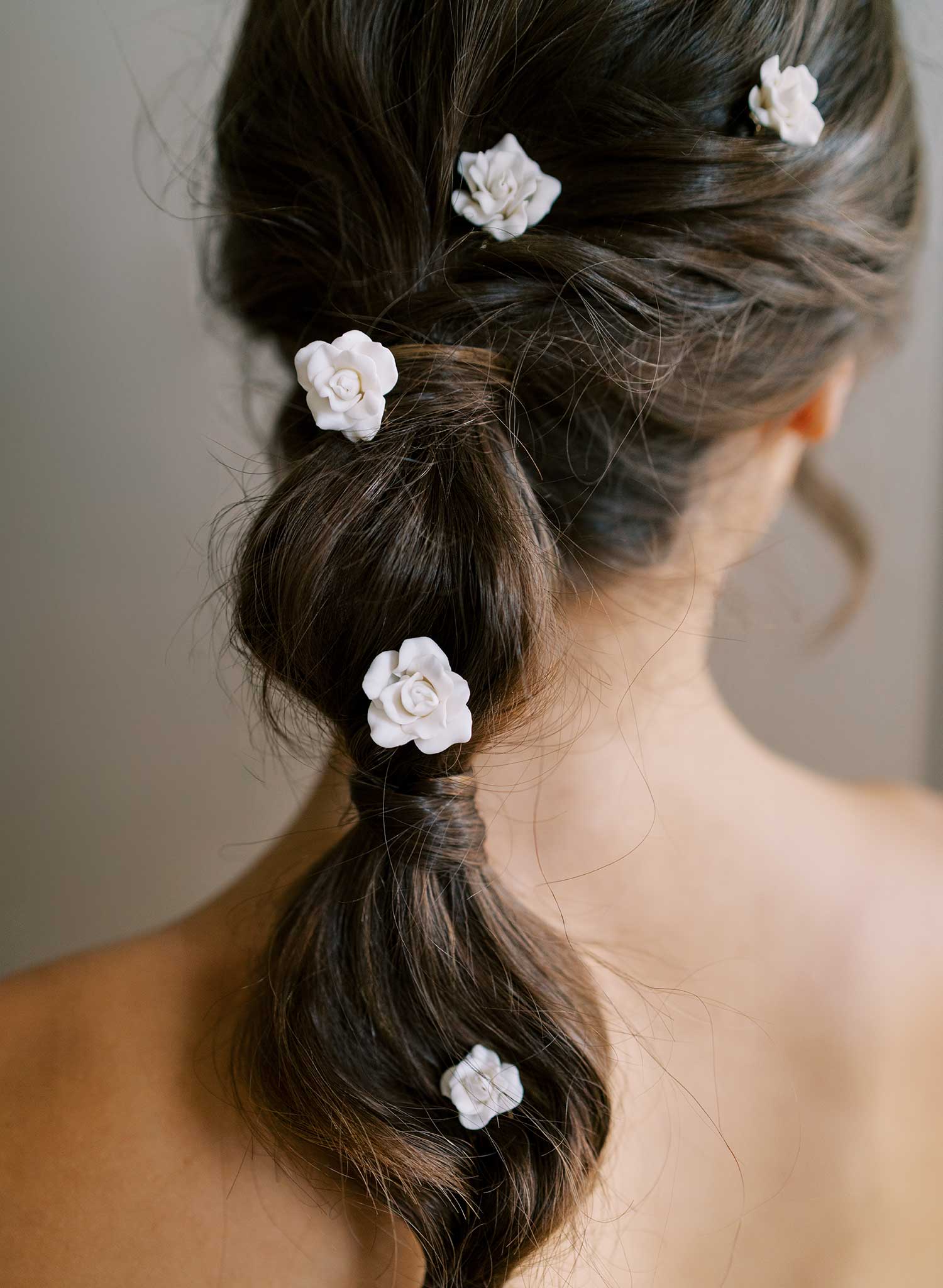 Garden rose hair pin set of 5 - Style #2664