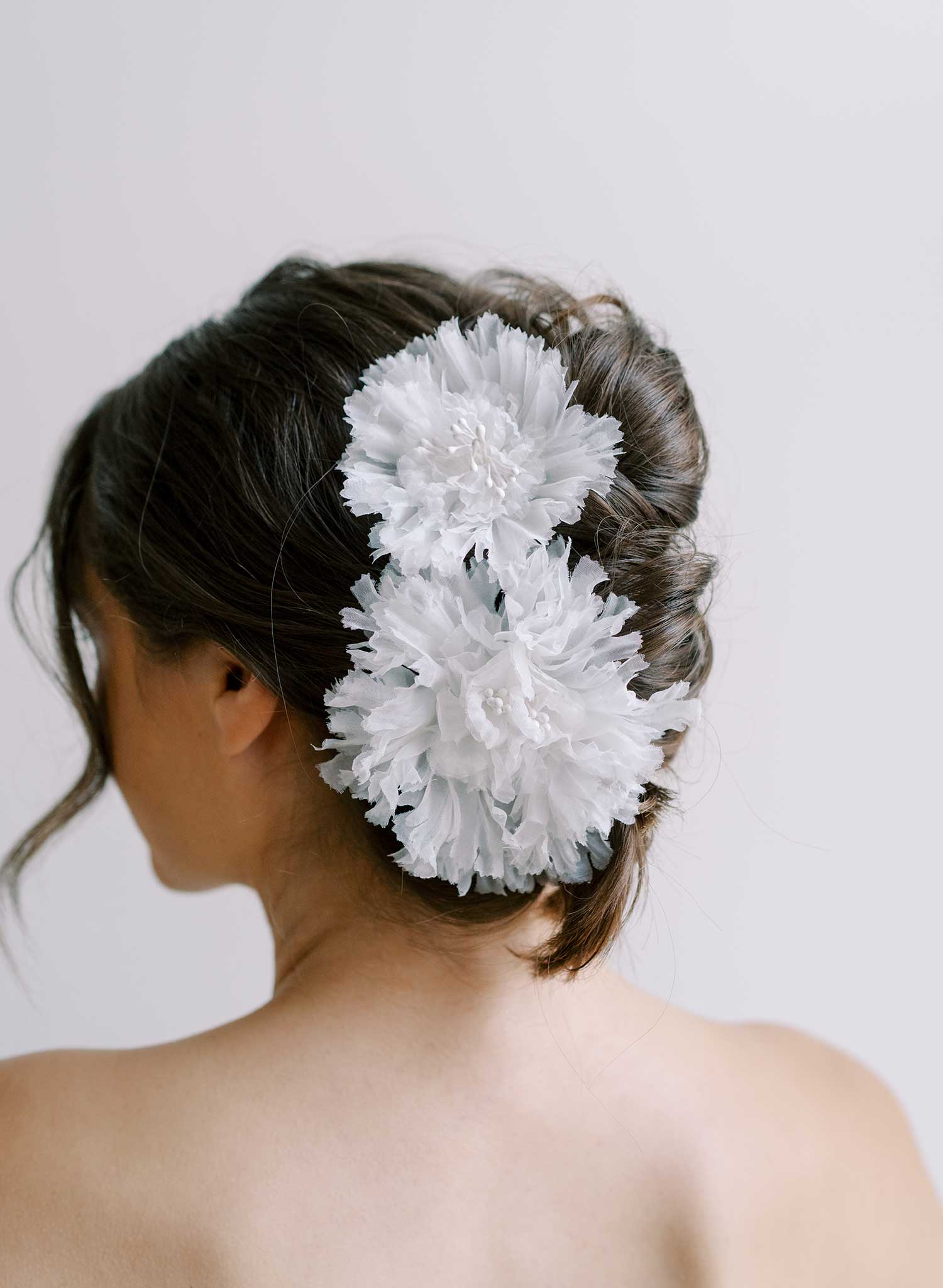 Dreamy silk organza flower burst pair - Style #2671