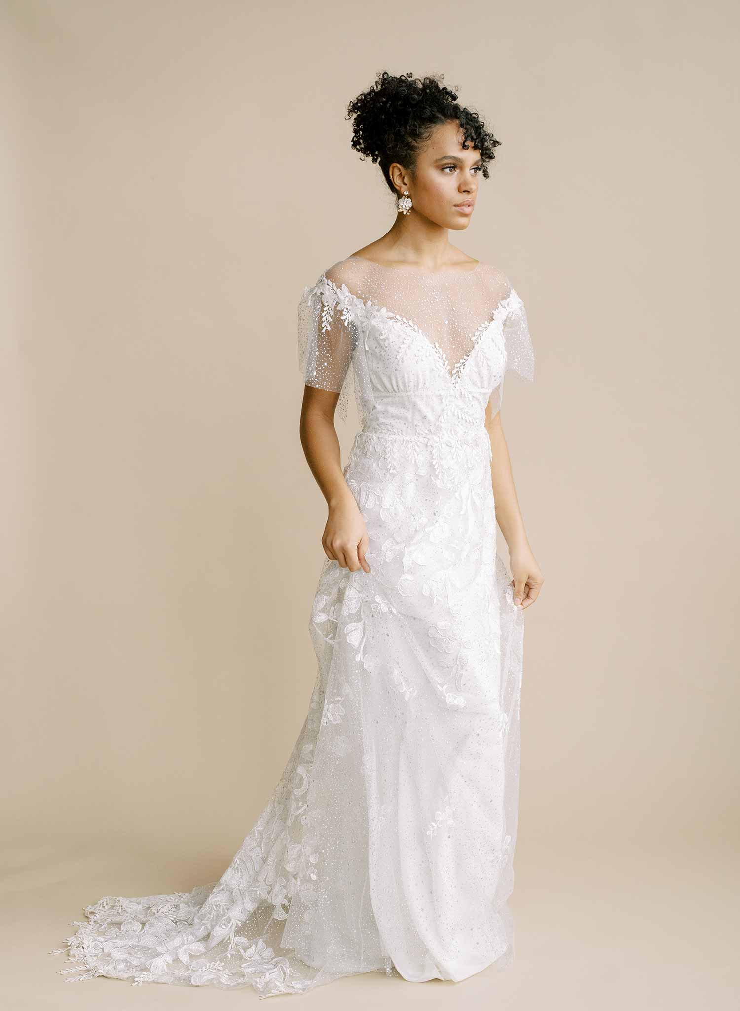 Twigs & Honey bridal earrings