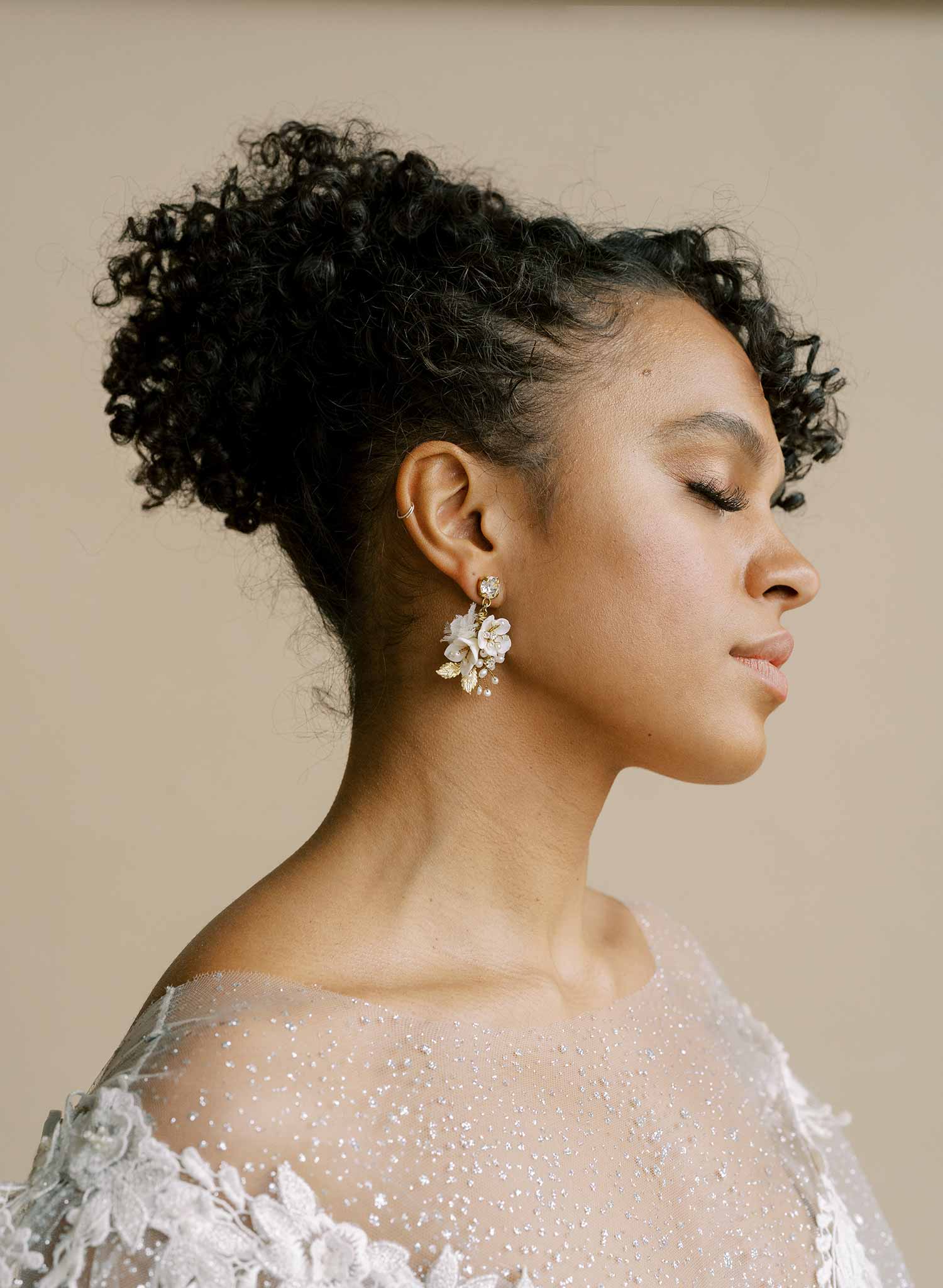 Twigs & Honey bridal earrings