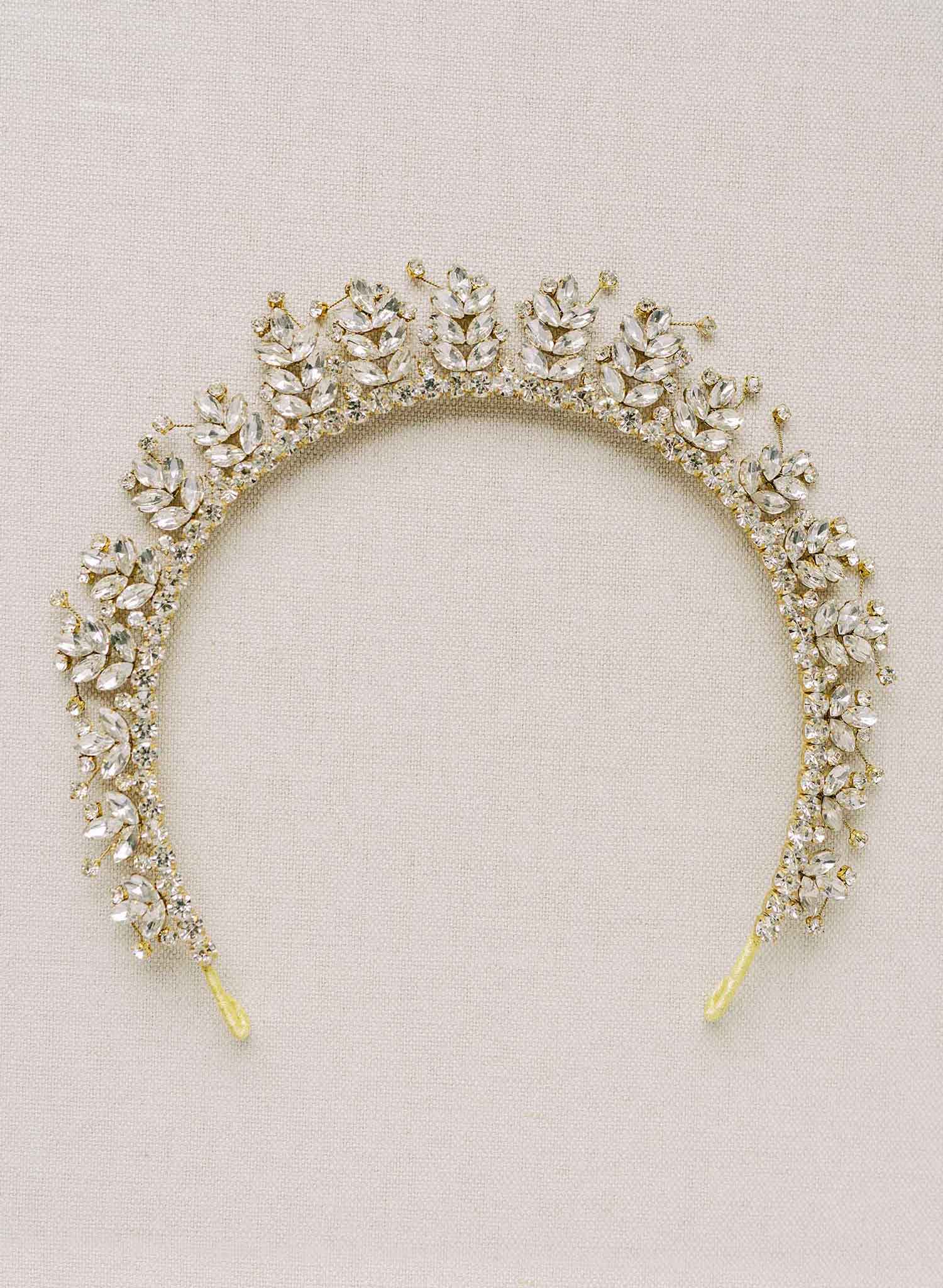 Glory bridal crystal tiara - Style #21013