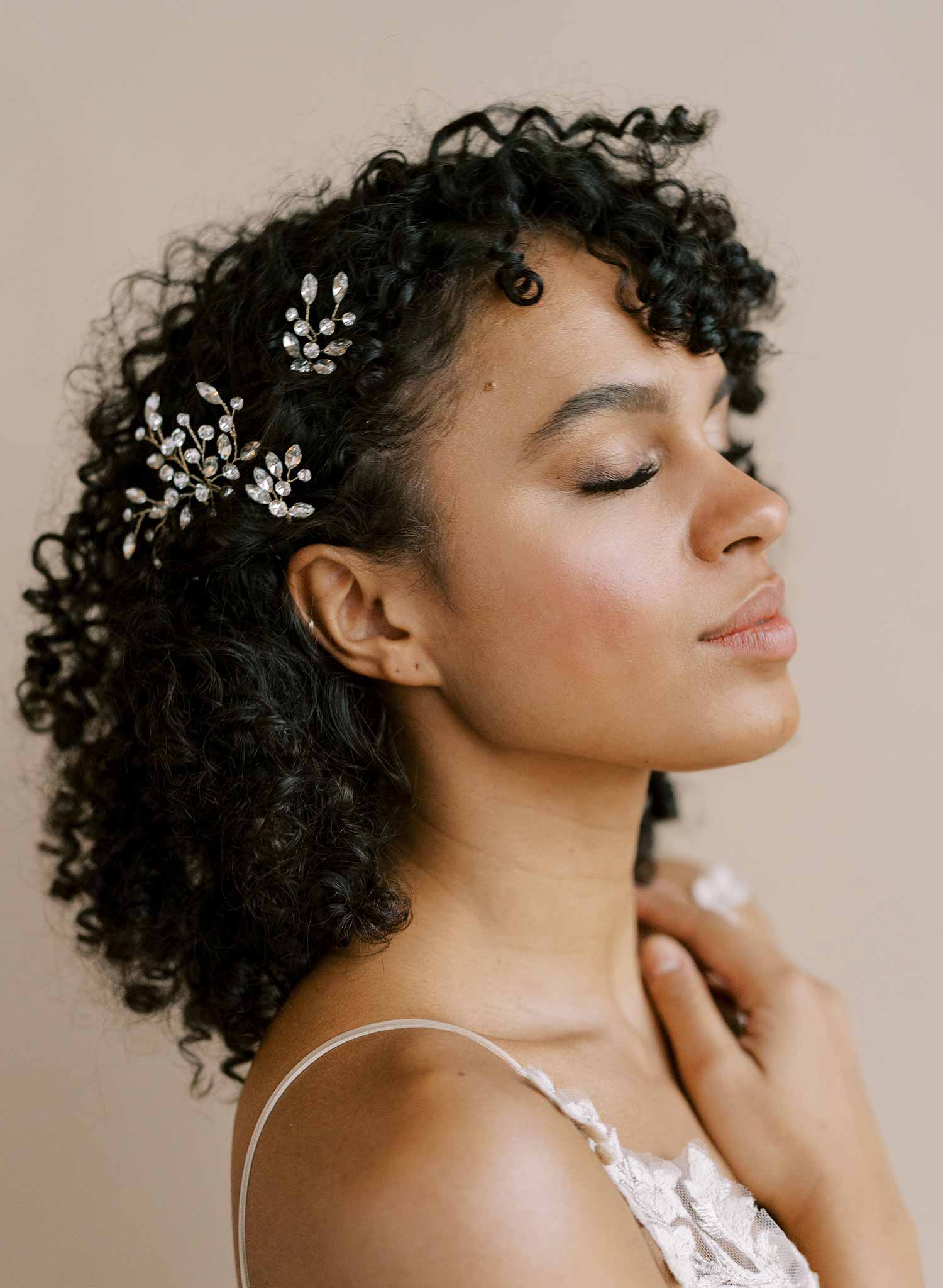 bridal hair pins, bobby pins, crystallized by twigs & honey