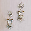 vintage inspired bridal crystal ballroom earrings, twigs and honey