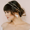 flower daisy chain pearl bridal braiding hair vine by twigs and honey