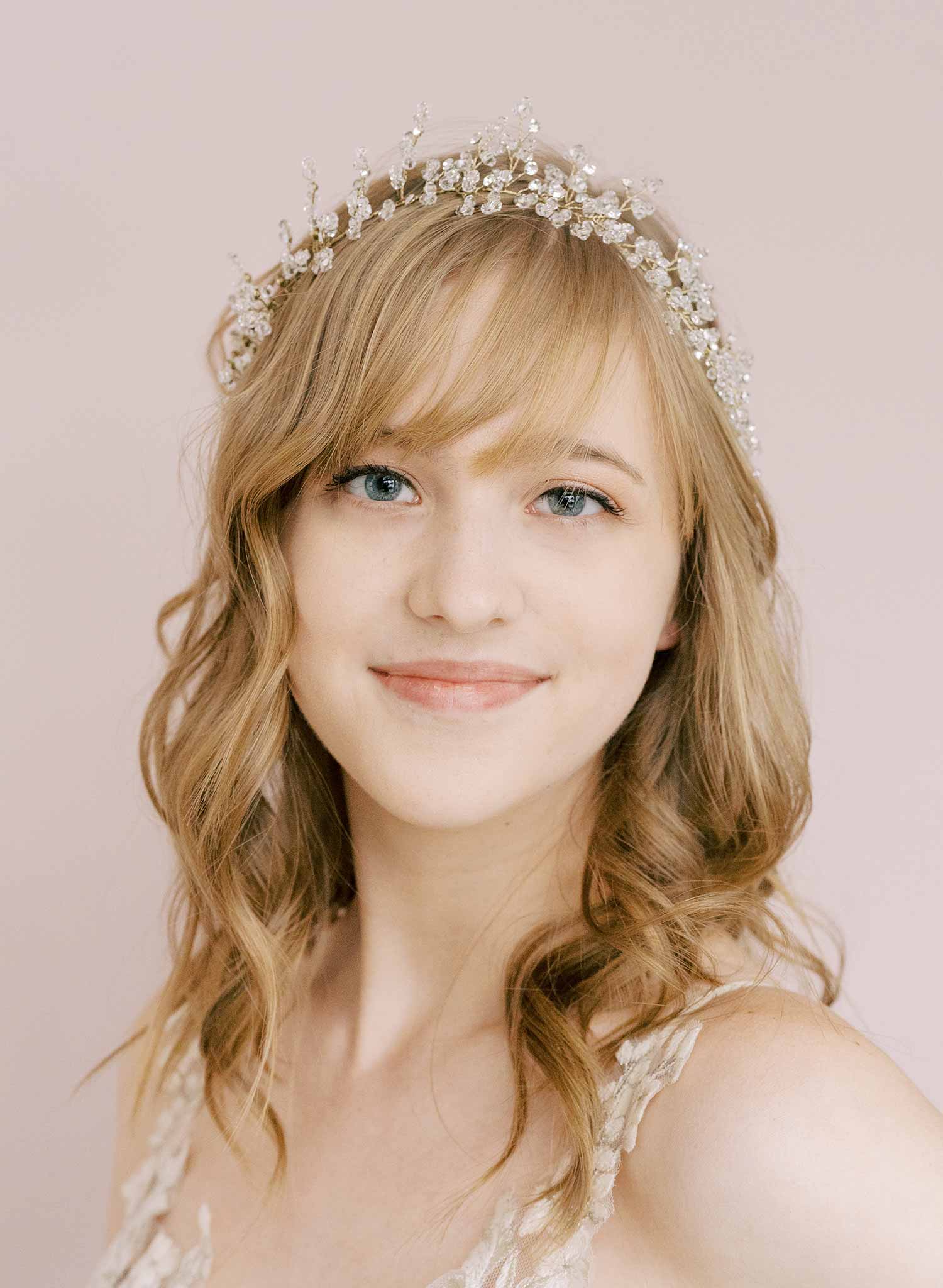 Austrian crystals bridal hair vine, weddings, by twigs and honey