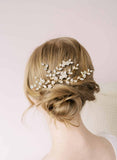 Crystal tendrils hair comb - Style #2149