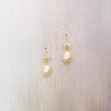 pearl and crystal bow bridal earrings by twigs and honey