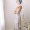 soft tulle short bridal veil with pearls by twigs & honey