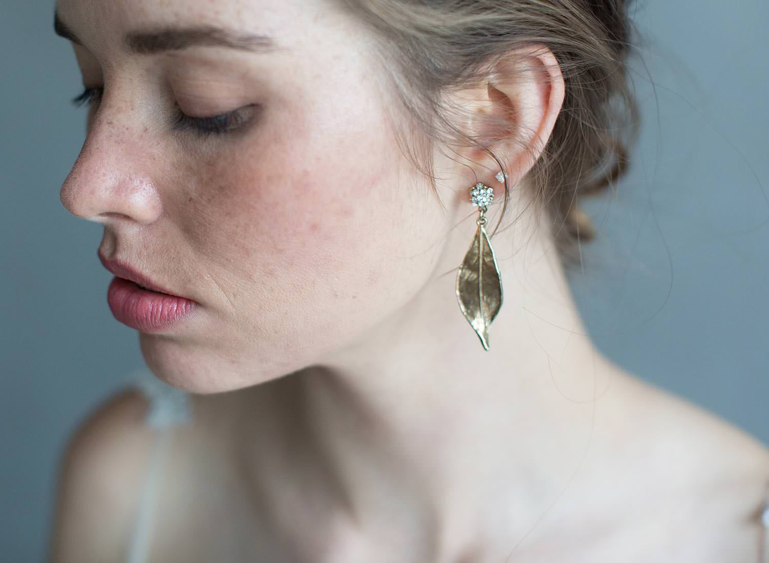 Bridal earrings, wedding jewelry