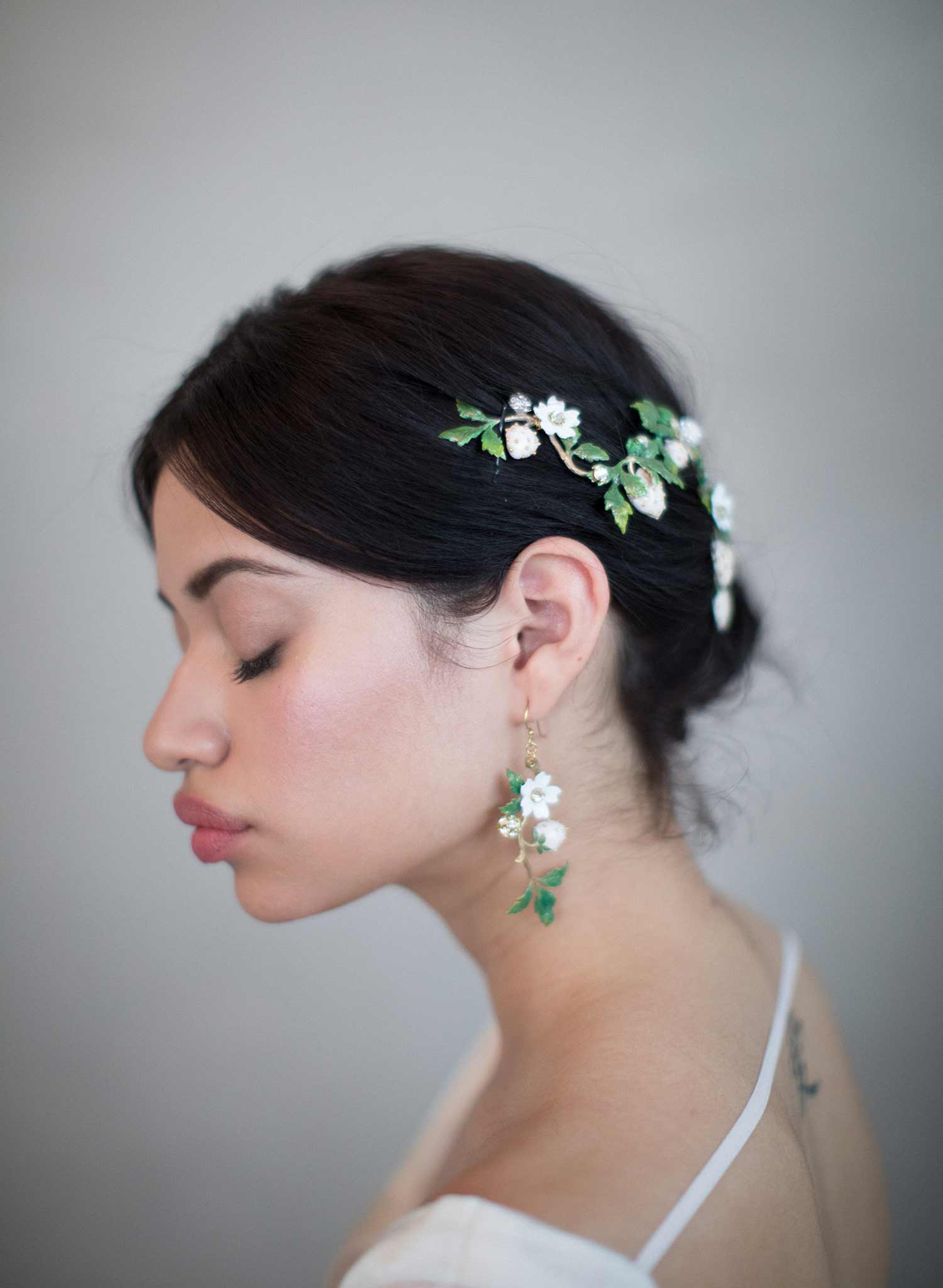 Strawberry vine earrings - Style #820