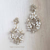 Opal crystal teardrop earrings - Style #825