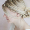 baby's breath bridal hair vine, hair accessory