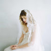 Cascading french lace train veil - Style #853