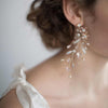Sugar plum and crystal drops earrings - Style #865
