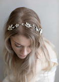 bridal headpiece, crystal bridal headpiece, crystals, bridal hair accessory, headpiece, twigsandhoney, twigs and honey