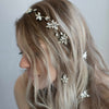 crystal hair pins, crystal pins, bridal hair pins, set of hair pins, crystals, twigs and honey, bridal hair accessories