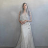 crystal veil, rhinestone veil, fingertip veil, bridal veil, wedding veil, wedding accessory, twigs and honey