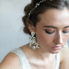 bridal earrings, bridal jewelry, crystal bridal earrings, twigsandhoney, bridal jewelry, wedding jewelry