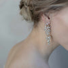 Bridal earrings, bridal jewelry, wedding accessories, crystal bridal earrings, twigs and honey