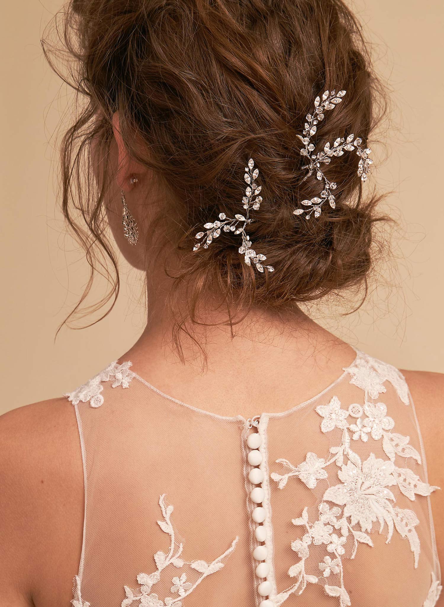 bridal leaflet crystal hairpins bhldn twigs & honey