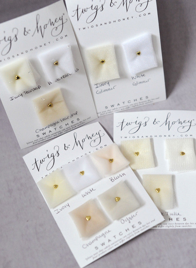 Veil swatches - comes with credit for future veil purchase