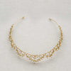 delicate crystal and pearl gold or silver bridal tiara, twigs and honey