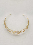 delicate crystal and pearl gold or silver bridal tiara, twigs and honey