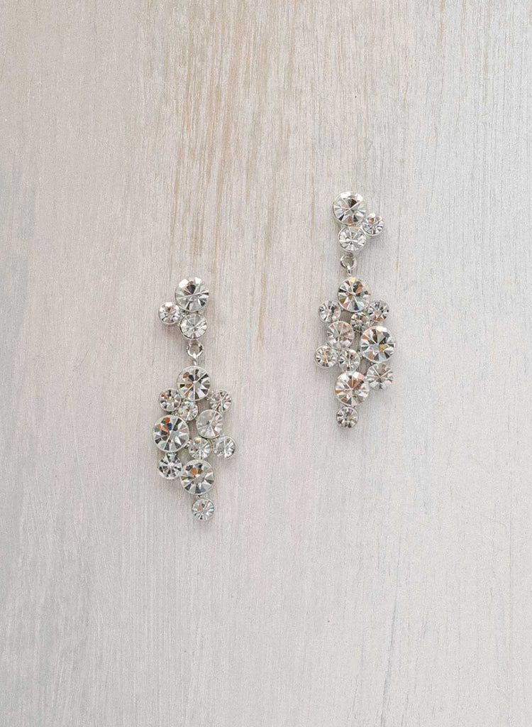 Champagne bubbles petite drop earrings - Style #2438