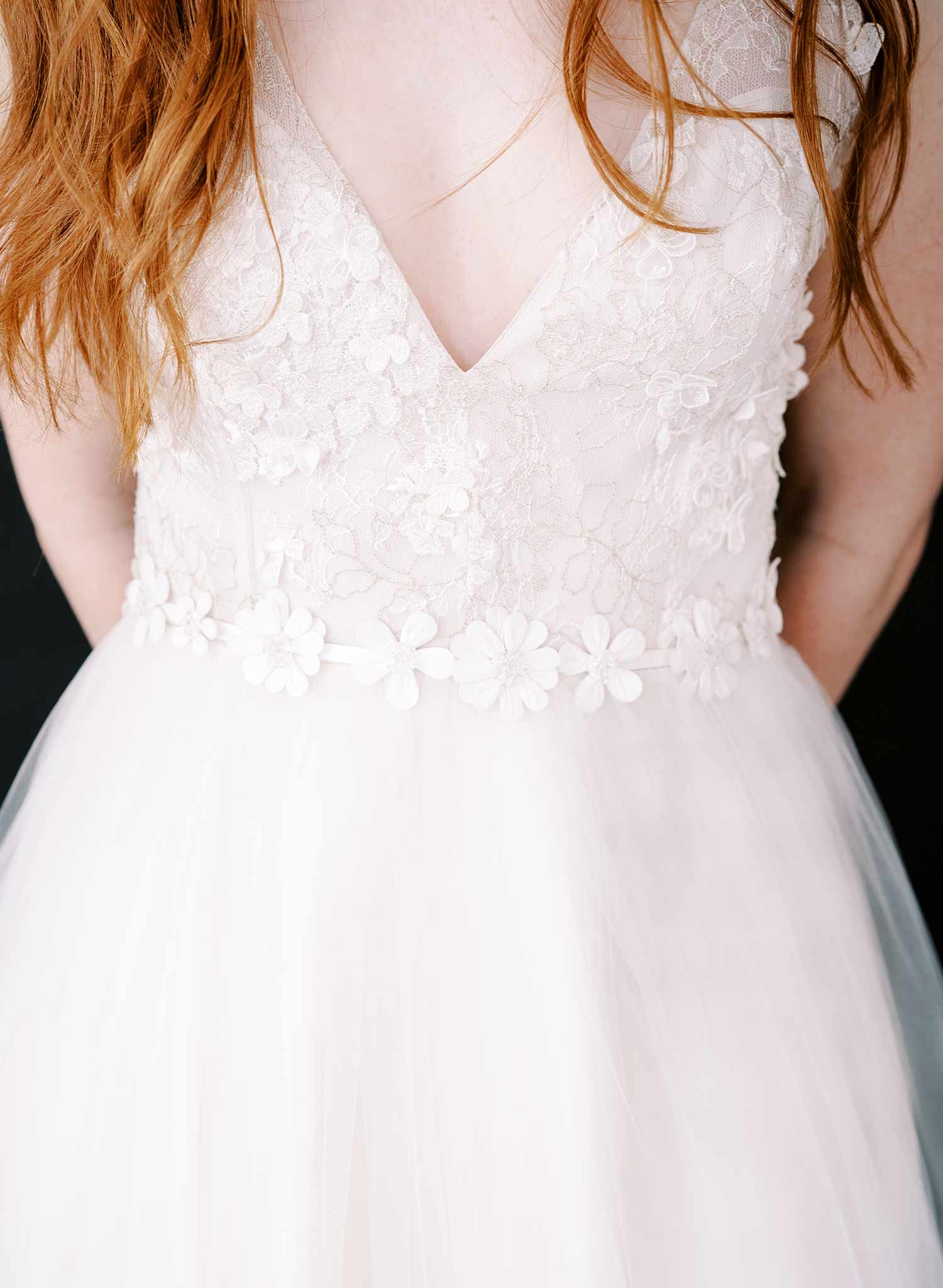 floral embroidered white crystal sash wedding belt, twigs & honey