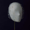 short pearl headband birdcage bridal veil, twigs & honey