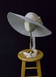 Floral bouquet bridal hat - Style #2457