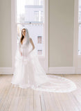 Posh Brides - French Lace Cathedral Veil