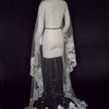 Floral romance French lace veil in silk tulle - Style #2460