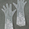 Sheer florals French lace short gloves - Style #2465