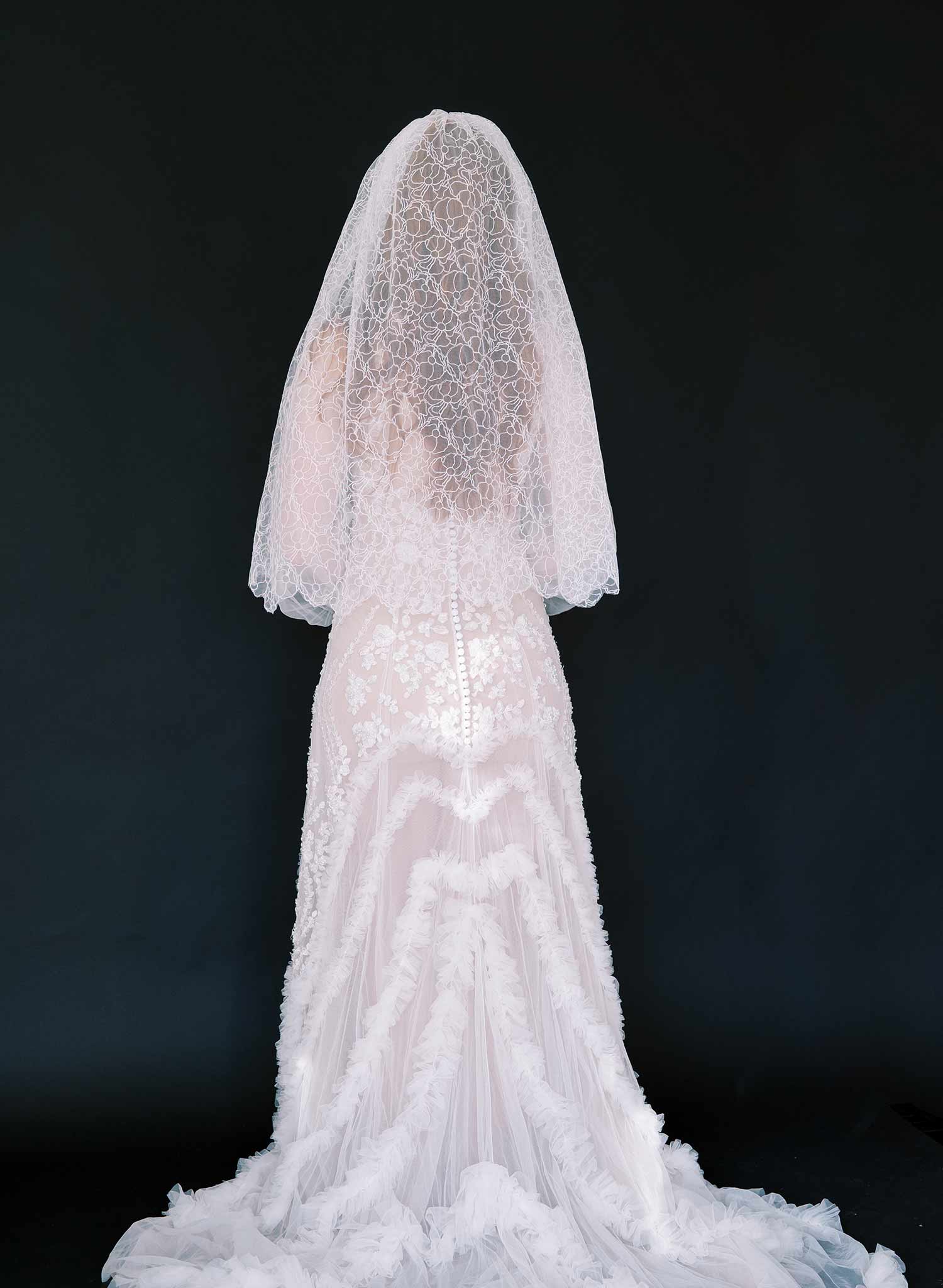 All lace veil deals