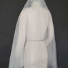 Water droplets on whisper tulle circle veil - Style #2471