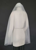 Water droplets on whisper tulle circle veil - Style #2471