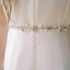 freshwater pearl and opal crystal bridal sash, twigs & honey