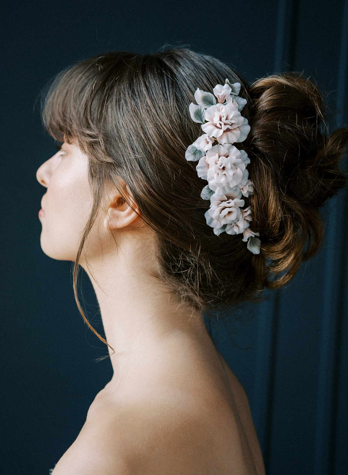 Decadent triple peony hair comb - Style #2558 display picture 1