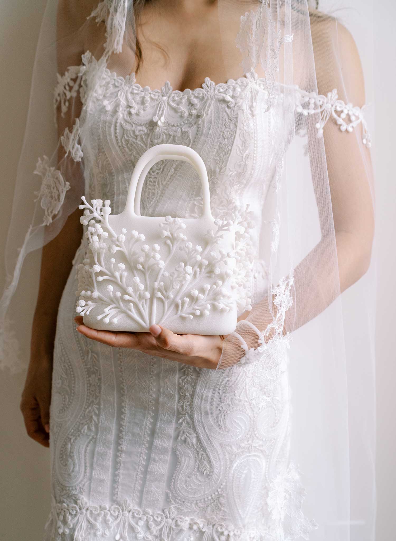 Abundant sprays, baby's breath bridal purse - Style #2610